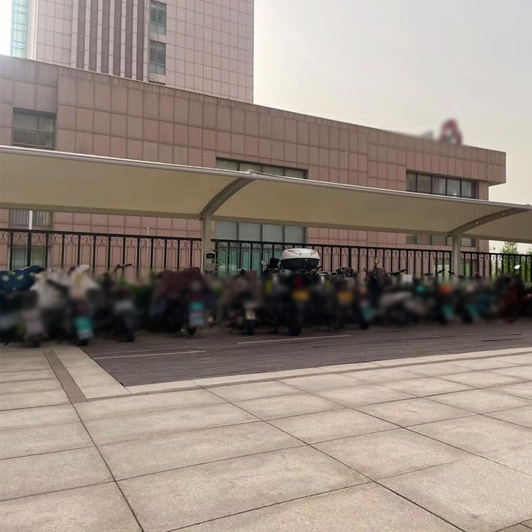 海口膜结构电动车棚