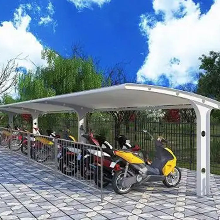 海口膜结构电动车棚